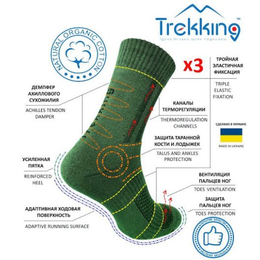 Шкарпетки\гольфи трекінгові